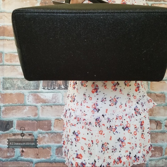 Kate spade LARGE joeley glitter TOTE black Bag NEW - Picture 7 of 8
